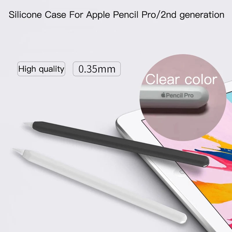 Transparente funda silicona Pencil Pro 2024 2nd generation Silicone